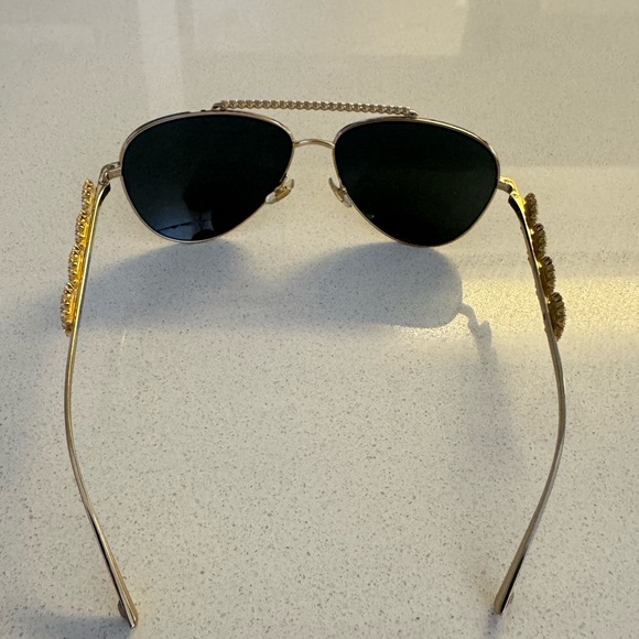 Versace Gold and Black Sunnies - Picture 2 of 6